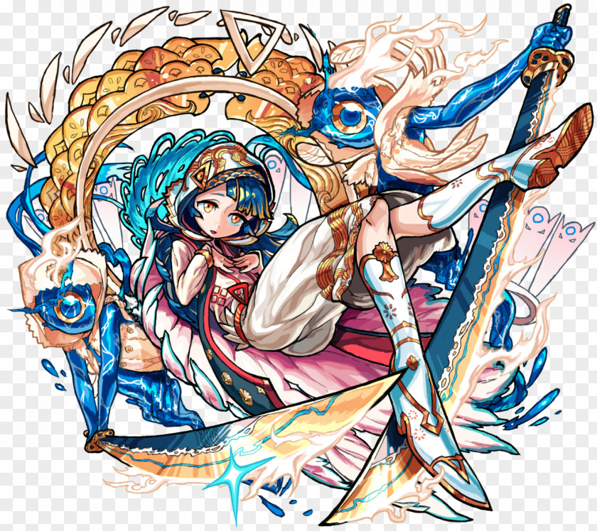 Three Strikes Monster Strike Puzzle & Dragons Avalon Deity Character PNG