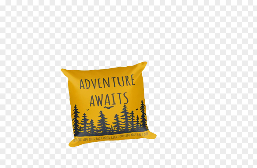 Adventure Awaits Throw Pillows Cushion Rectangle Wood PNG