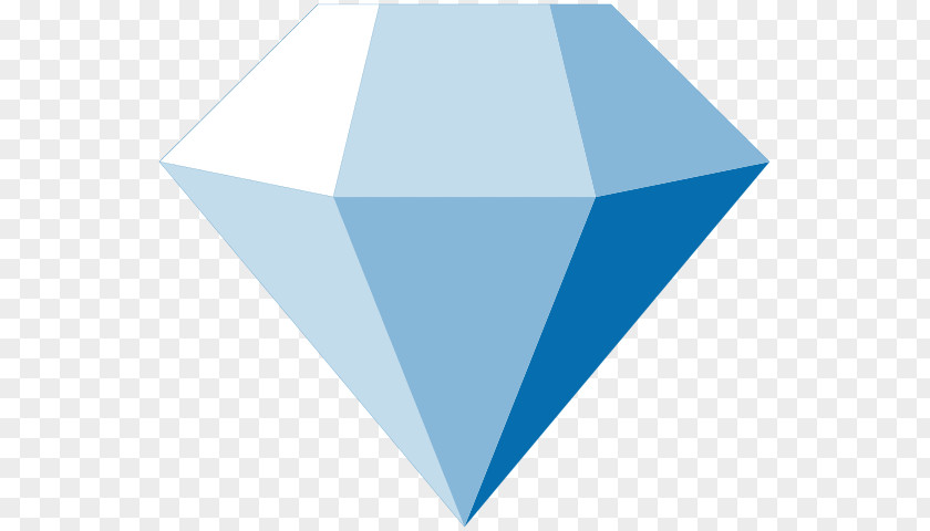 Blue Diamond Symbol Image PNG