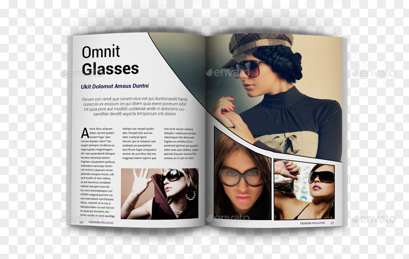 Glasses Magazine Brand PNG