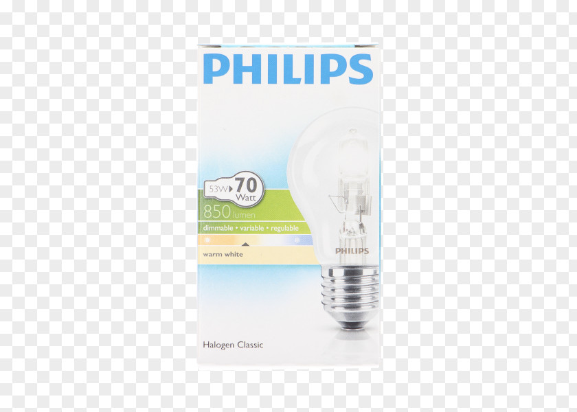 Lighting Edison Screw Halogen Lamp Philips PNG