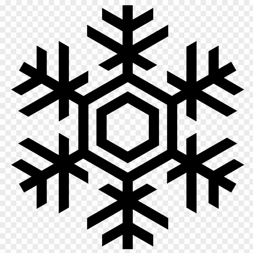 Symbol Symmetry Snowflake Silhouette PNG