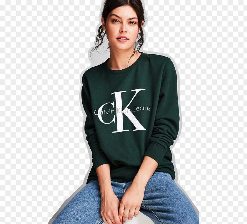 T-shirt Hoodie Calvin Klein Sweater Sleeve PNG