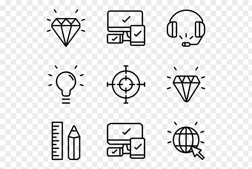 Business Target Clip Art PNG