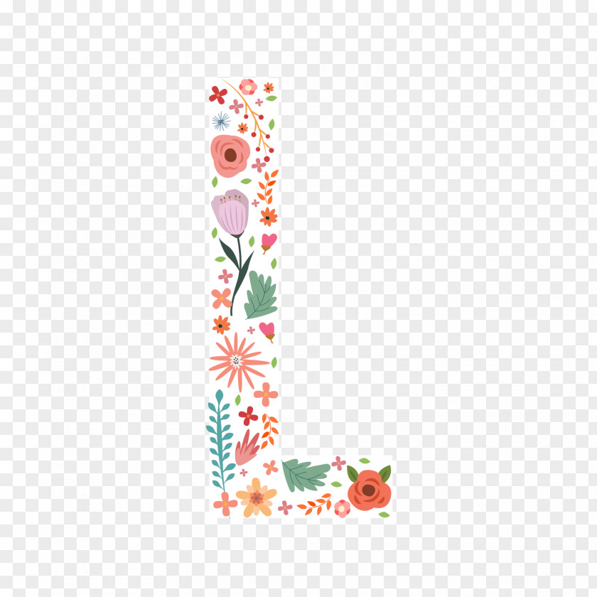 Flowers Letter L Alphabet Flower PNG
