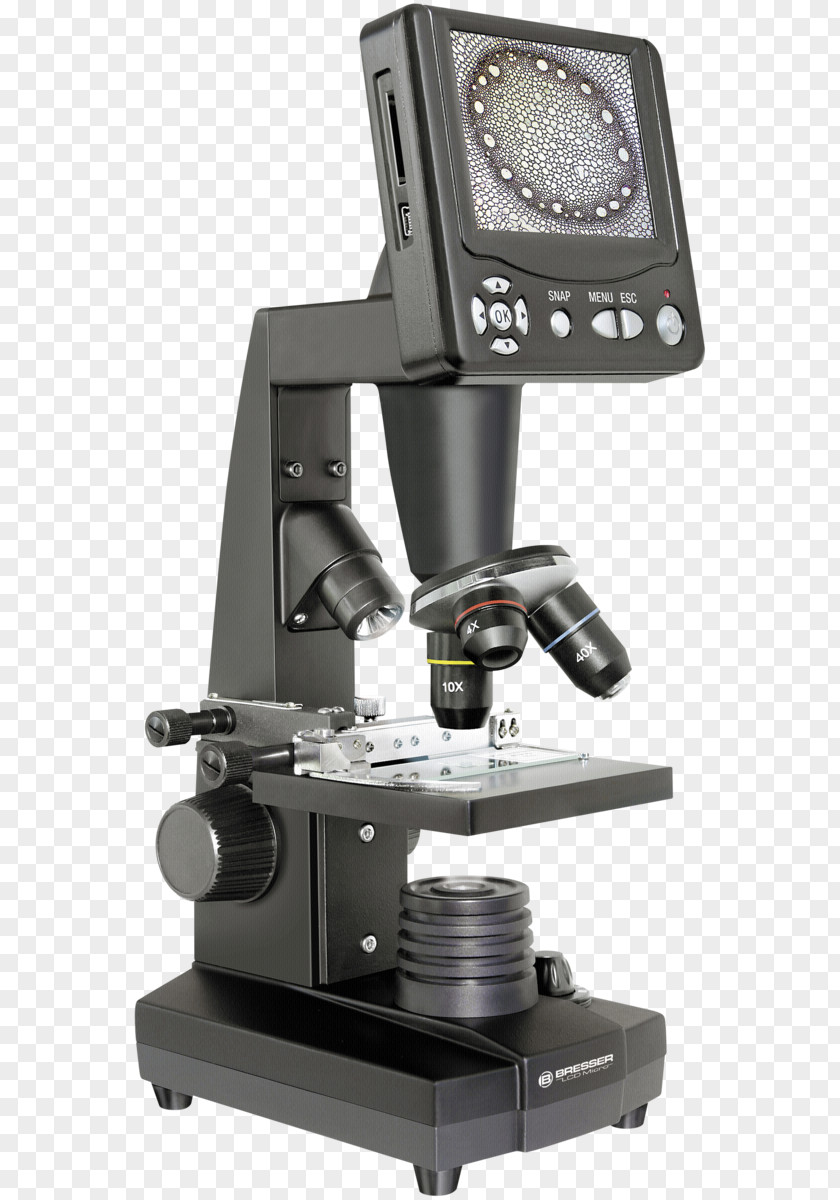 Microscope Digital Bresser Optical Optics PNG