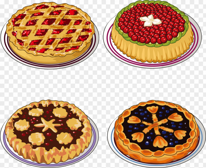 Pizza Elements Apple Pie Tart Cherry Blueberry Strawberry PNG
