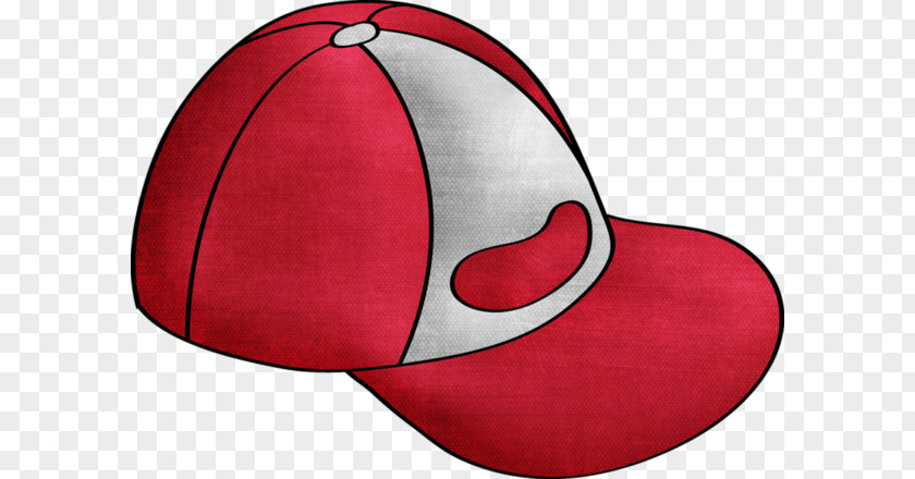 Red Hat Baseball Cap Cartoon PNG