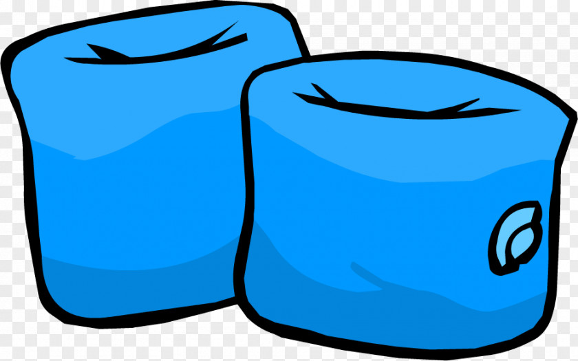 Swimming Club Penguin Inflatable Armbands Clip Art PNG