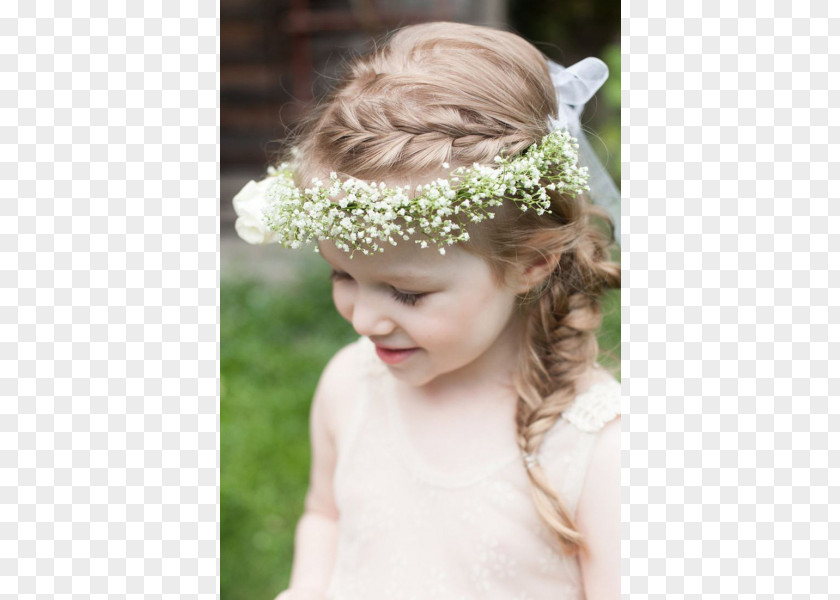 Wedding Long Hair Hairstyle Wreath PNG