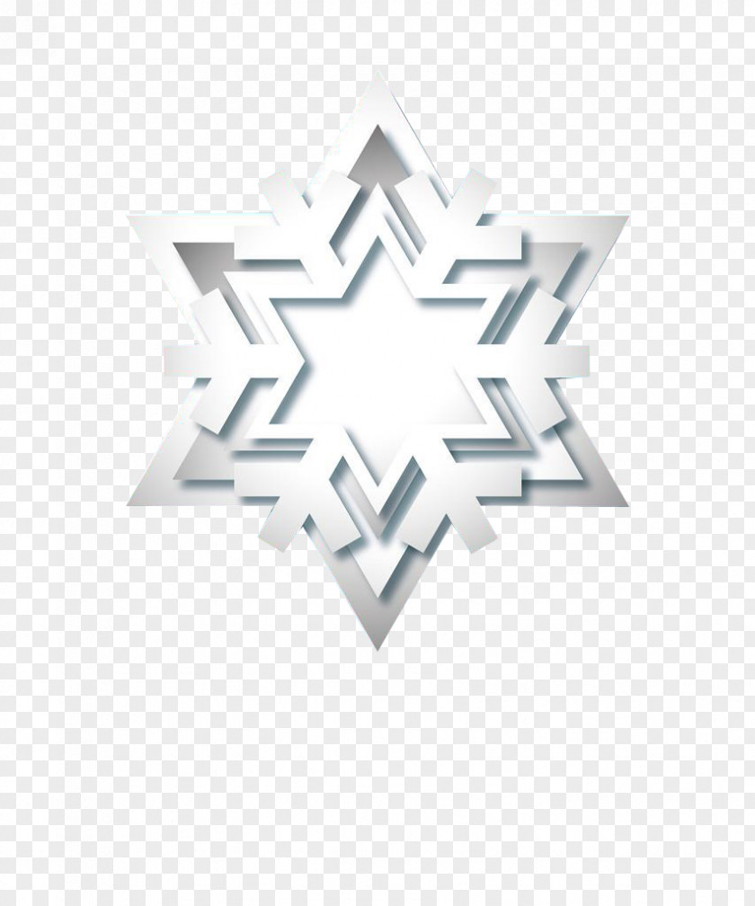 White Snowflake Shape Design Paper Wallpaper PNG