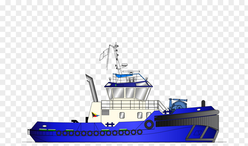 Naval Architecture Fishing Trawler Tugboat Anchor Handling Tug Supply Vessel Ship PNG