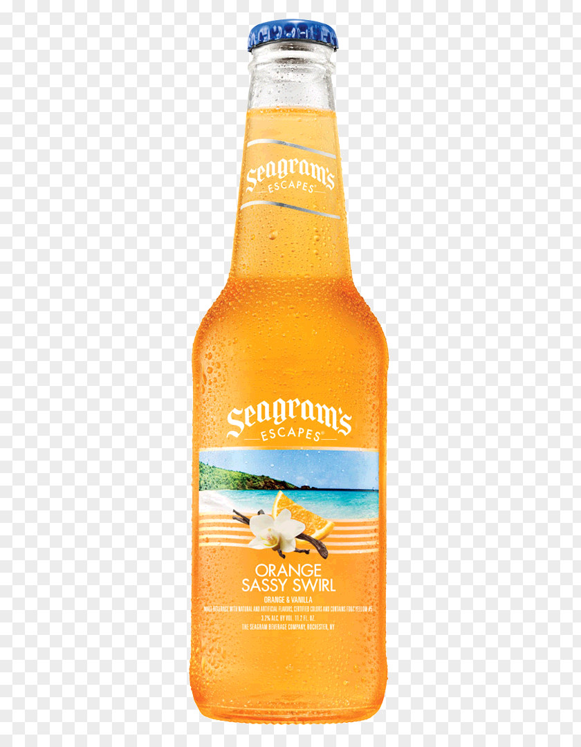 Bottle Orange Drink Seagram Wine Cooler Soft PNG