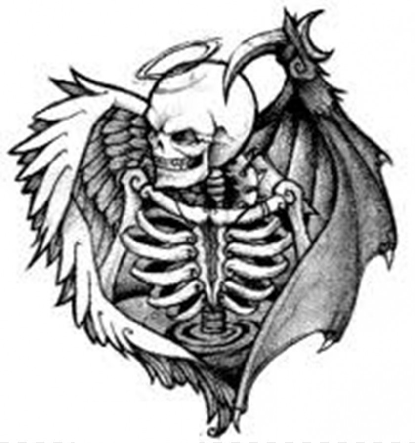 Evil Skull Designs Calavera Tattoo Devil Drawing PNG