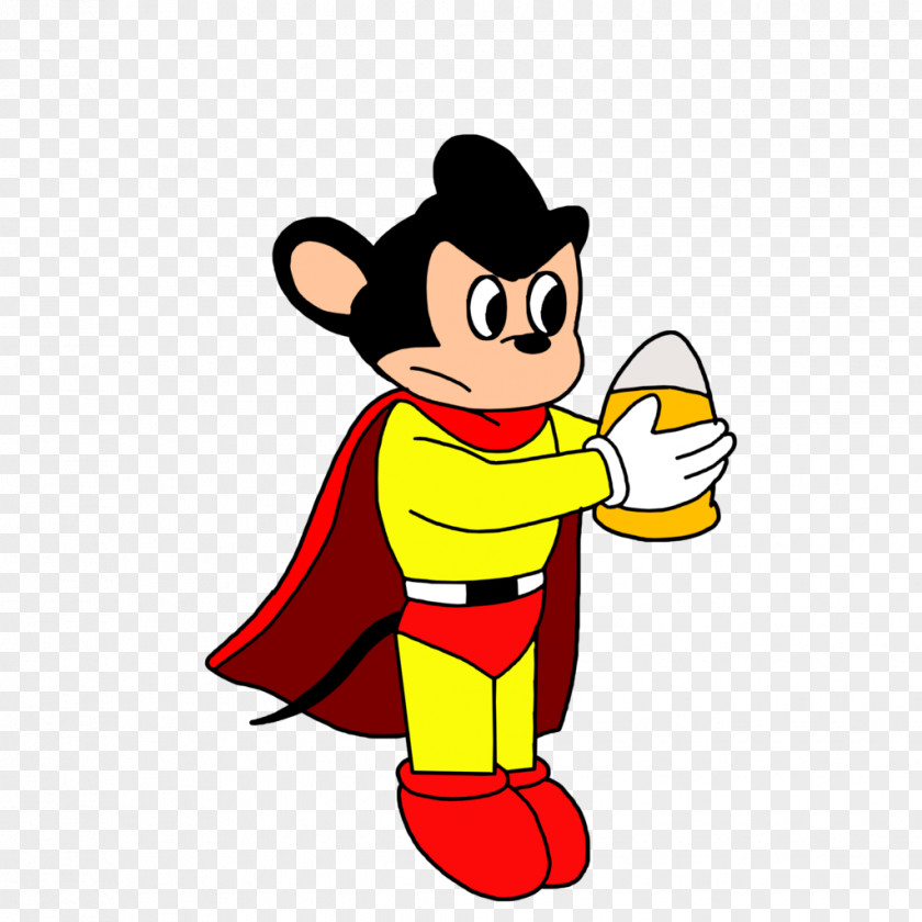 Mighty Mouse Vertebrate Cartoon Character Clip Art PNG