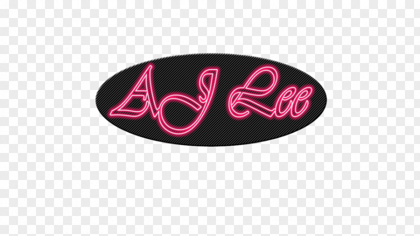 AJ Lee Logo Brand Emblem Pink M PNG