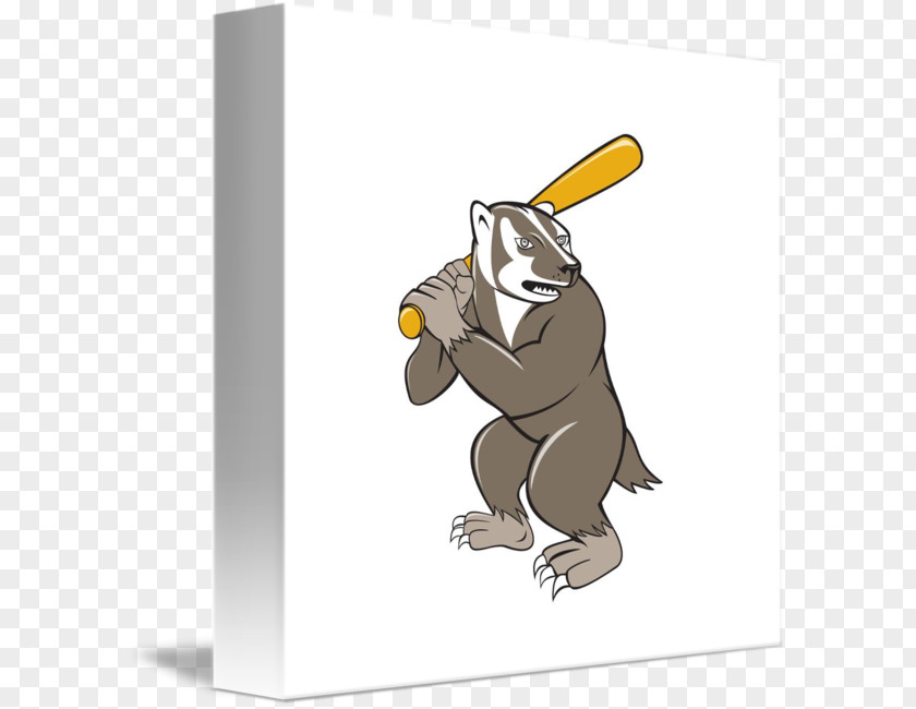Baseball Wisconsin Badgers European Pine Marten PNG
