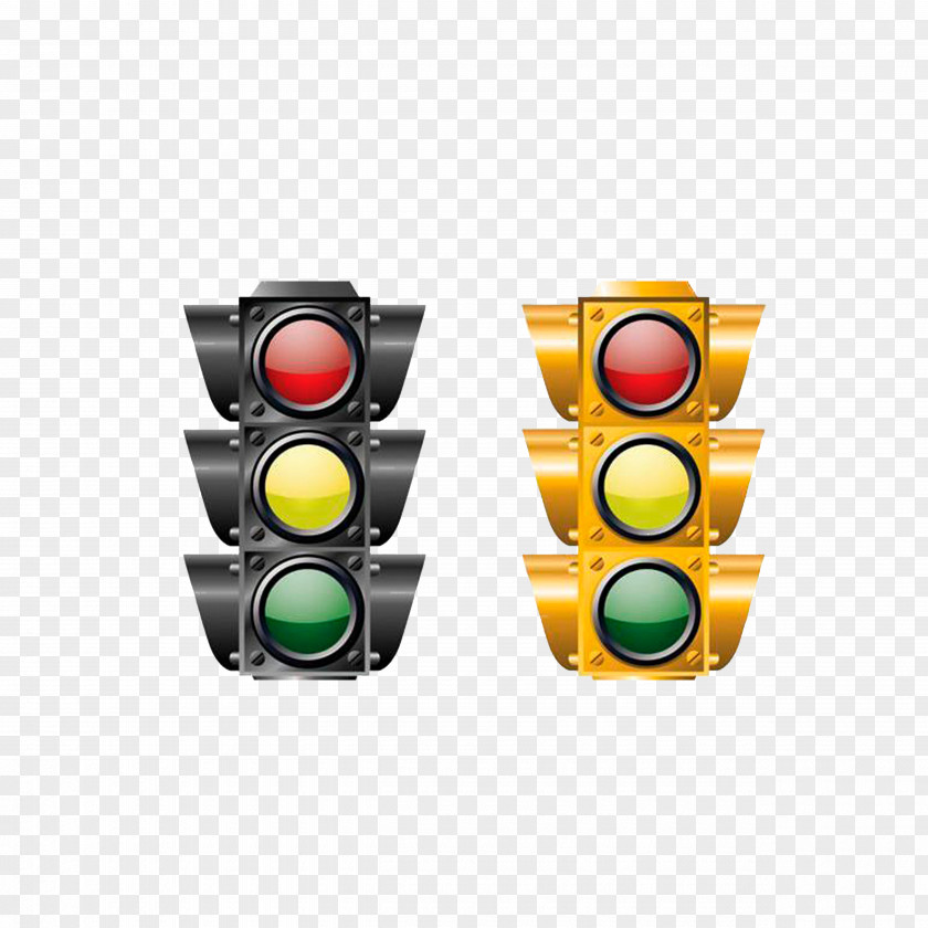 Different Colors Of Traffic Lights Effect Diagram Light Euclidean Vector Illustration PNG