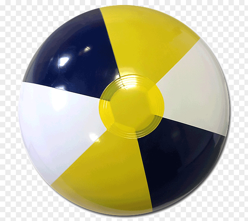 Giant Beach Ball Yellow Product Design Sphere PNG