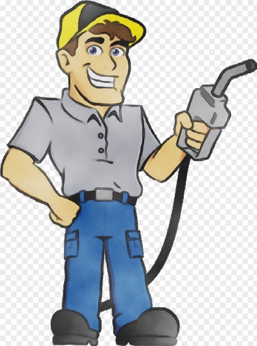 Monkey Wrench Jackhammer Cartoon Construction Worker Handyman Plumber Tradesman PNG