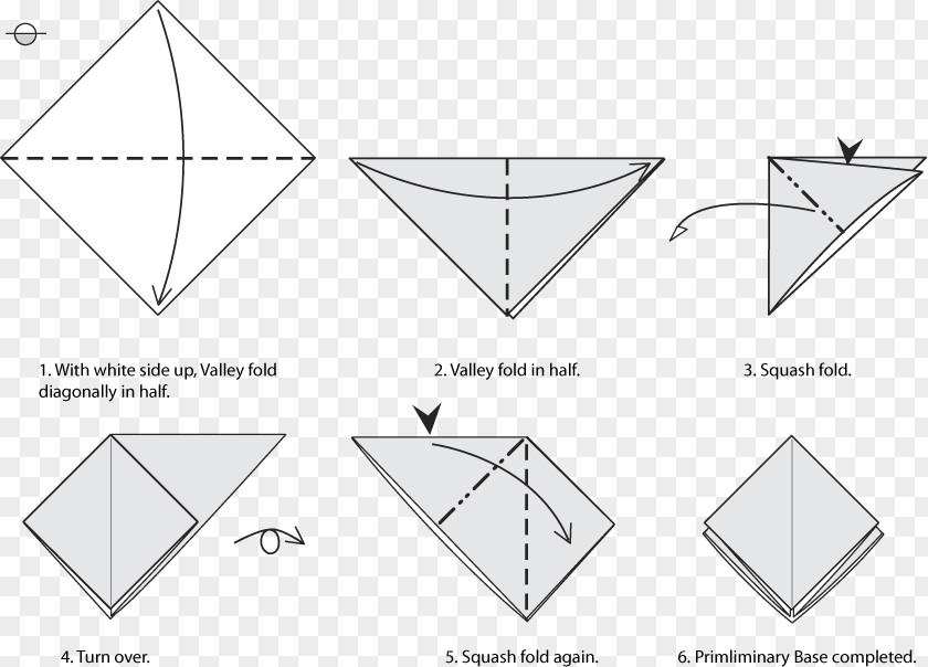 Origami Paper Bases Classiques De L'origami Square Craft PNG