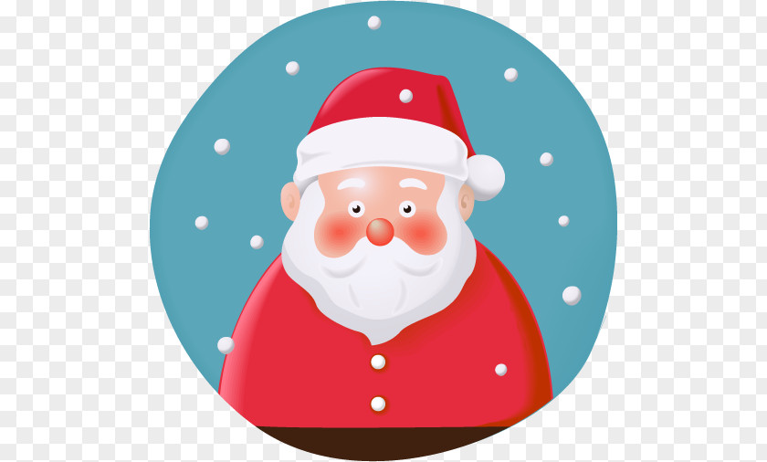 Santa Claus (M) Christmas Ornament Illustration Clip Art PNG