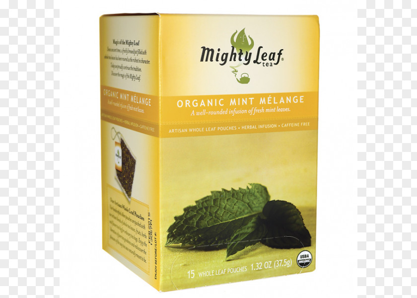 Tea Mighty Leaf Company Infusion Herb Bag PNG