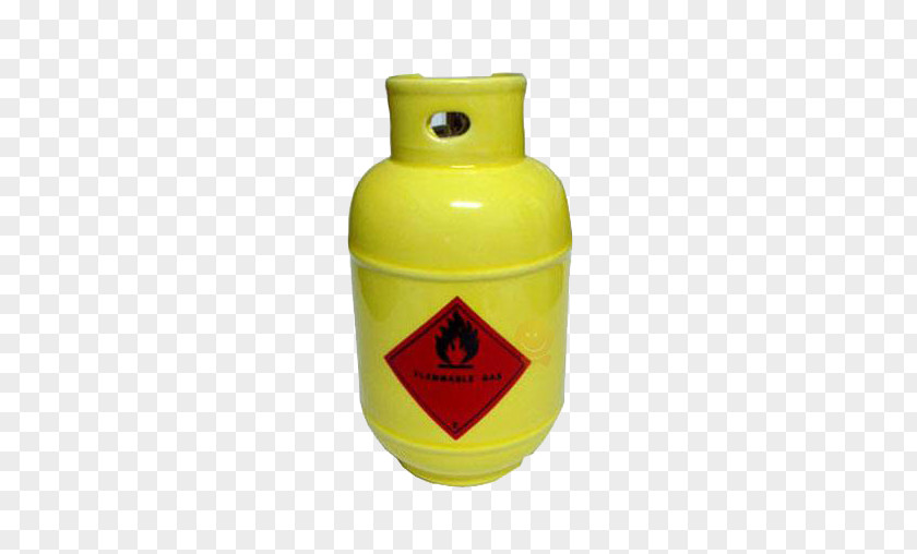 Yellow Physical Jar Powder Coating Pressure Vessel Aerosol Spray Liquefied Petroleum Gas PNG