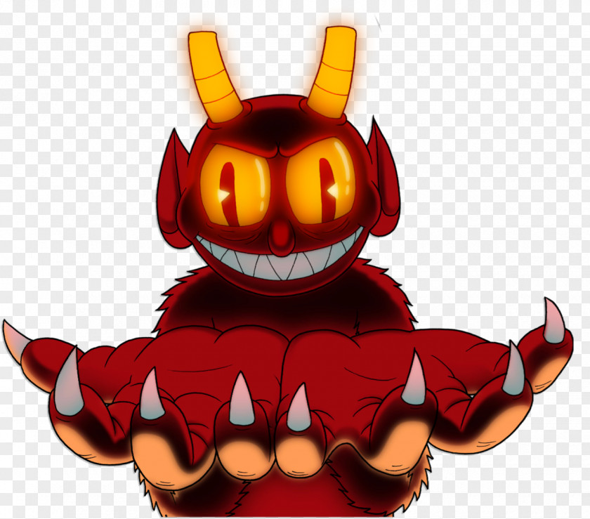 Devil Cuphead Deal With The Demon Satan PNG