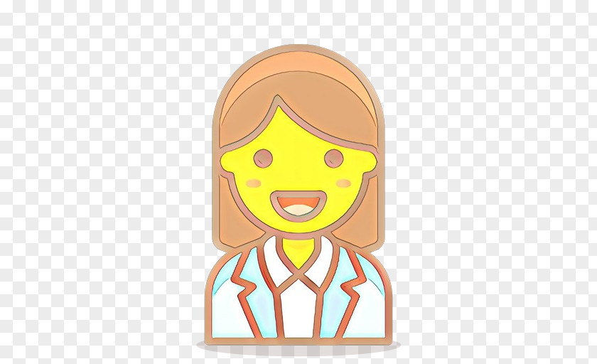 Fictional Character Smile Cartoon Head Yellow Finger PNG