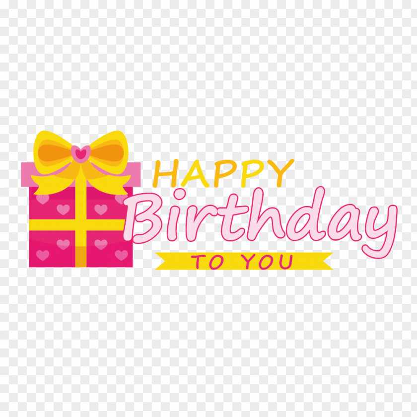 Happy Birthday Tags To You Gift PNG