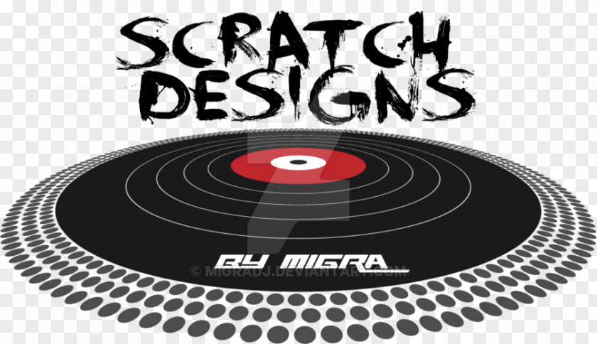 Scratch Logo Brand Compact Disc Badge Font PNG