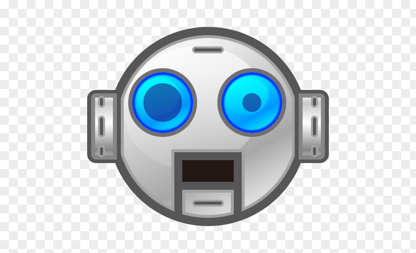 Smiling Eyes Emoji Robot Emoticon Smiley SMS PNG