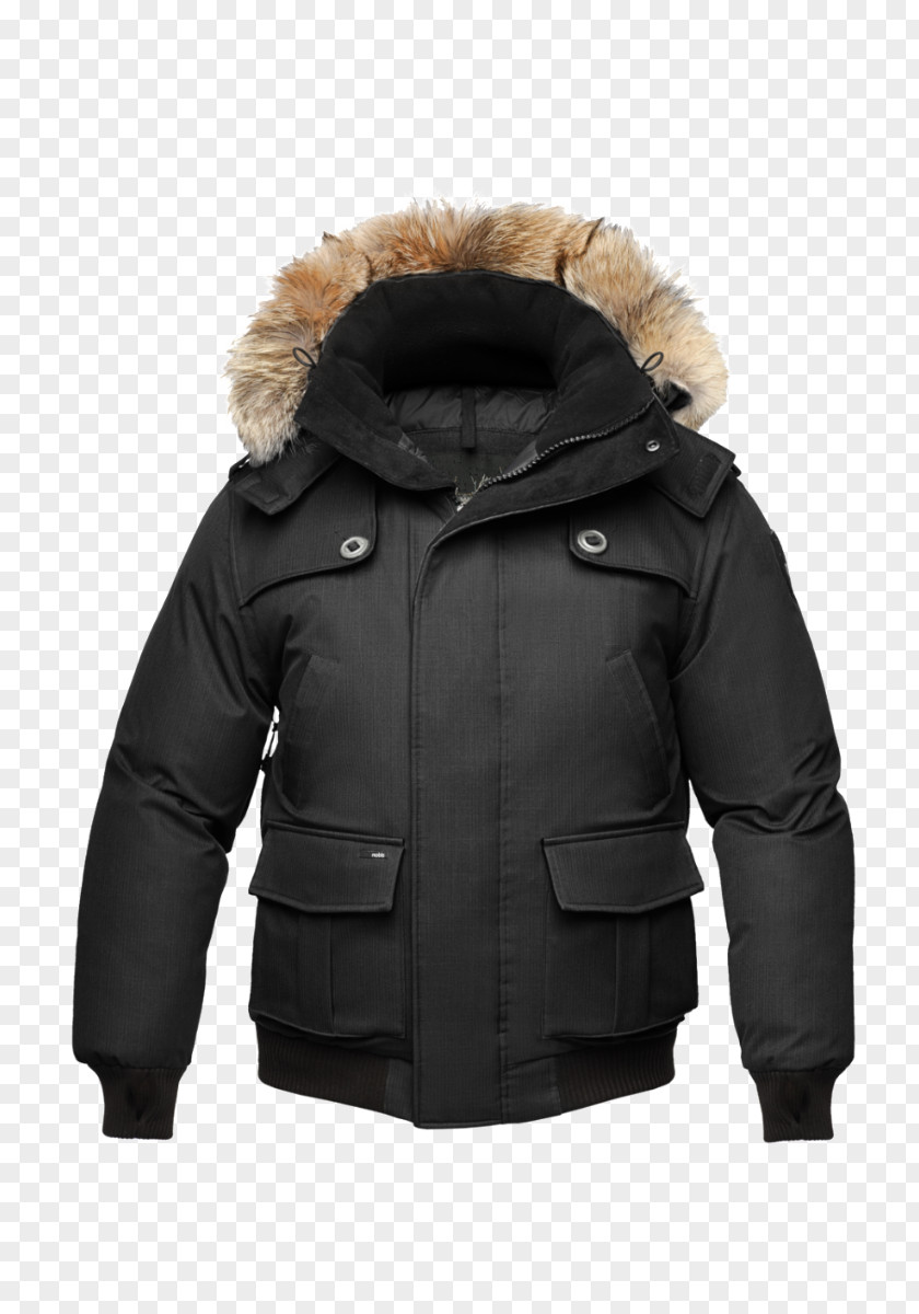 Warm Fur Parka Coat Down Feather Flight Jacket PNG