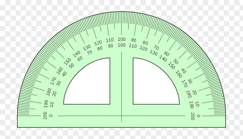 Angle Protractor Drawing Ruler Degree PNG
