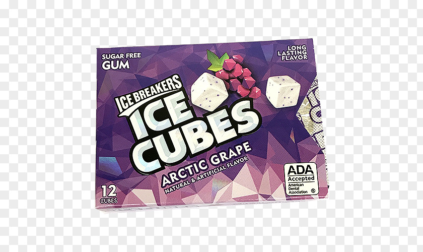 Chewing Gum Ice Breakers Cube Mint PNG
