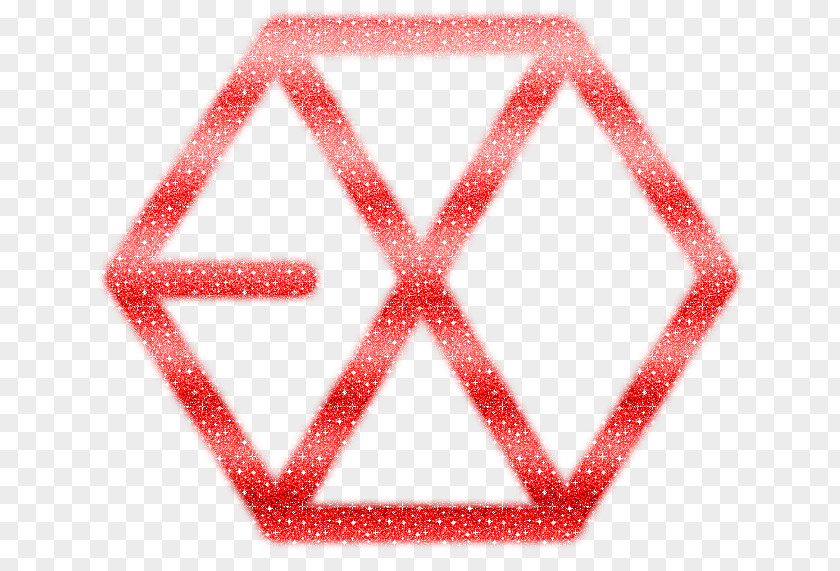 Gliter EXO Logo Overdose Miracles In December SM Town PNG