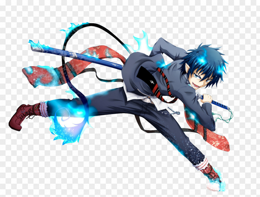 Rin Okumura Yukio Blue Exorcist 1080p PNG