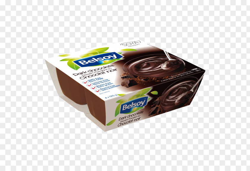 Silky Chocolate Cake Cream Pudding Custard Alpro PNG