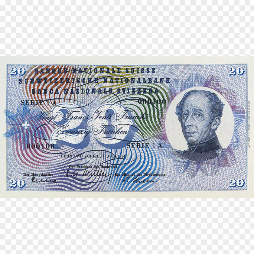 Switzerland Banknotes Of The Swiss Franc National Bank PNG