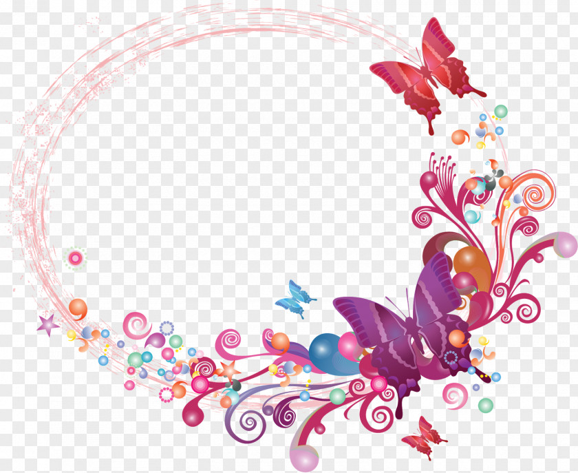 Butterfly Clip Art Vector Graphics Borders And Frames PNG