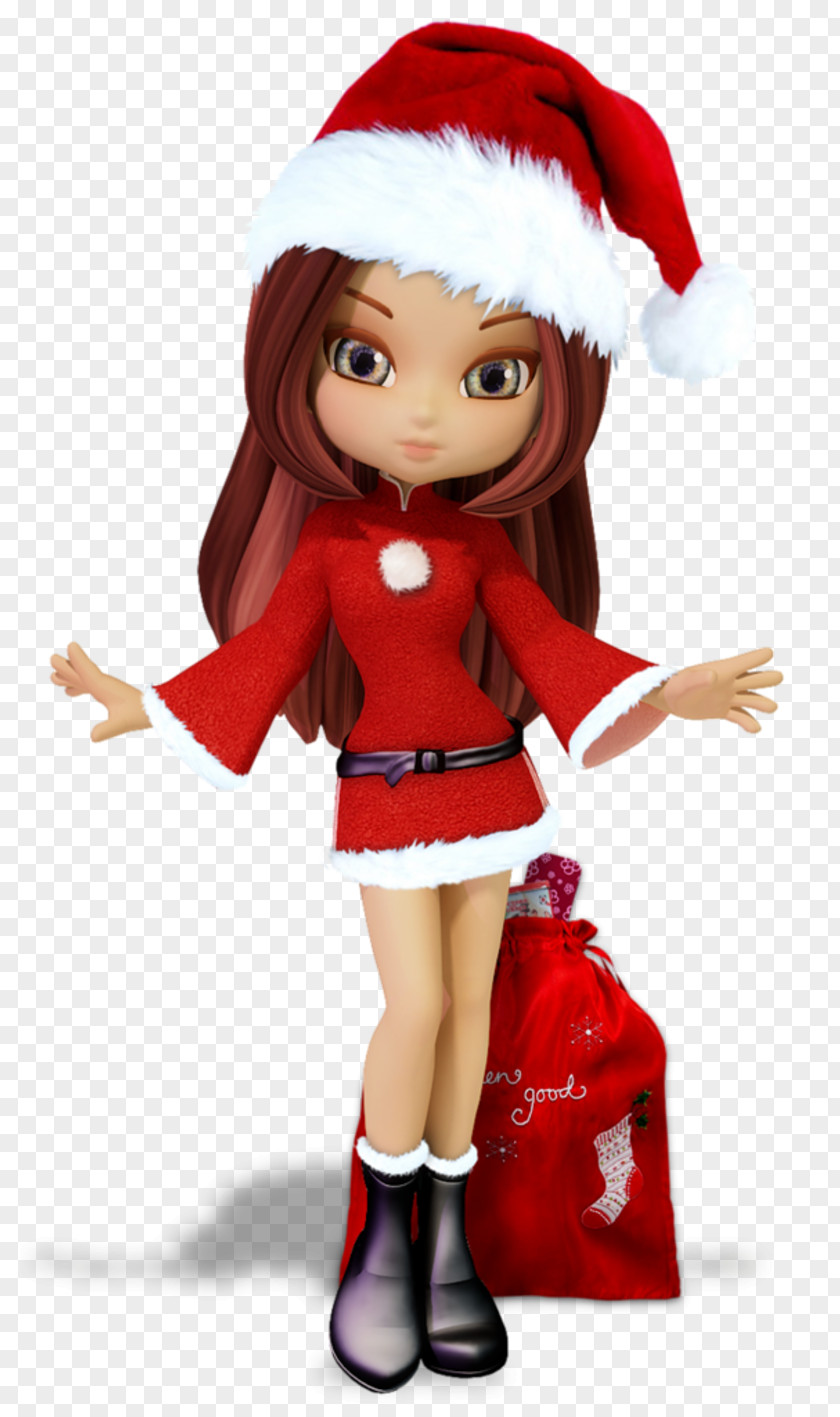 Doll Santa Claus Christmas Dolls Elf PNG