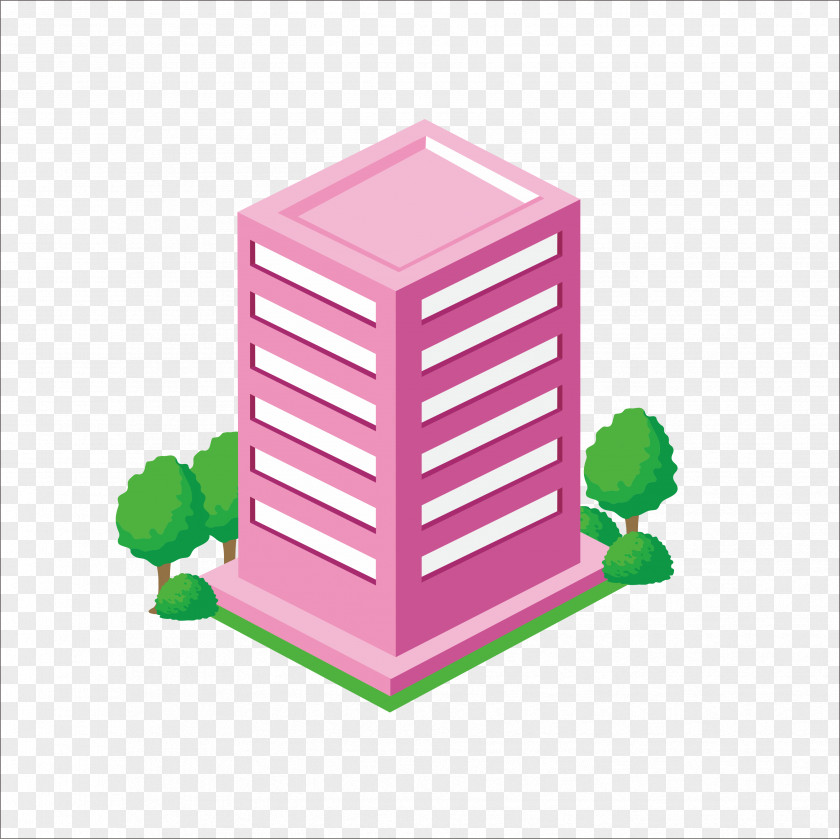 Flat Building Icon PNG