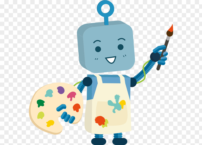 Painter Paint Robot Android Clip Art PNG