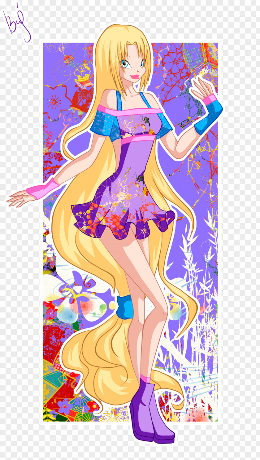 Barbie Fiction Long Hair Cartoon PNG