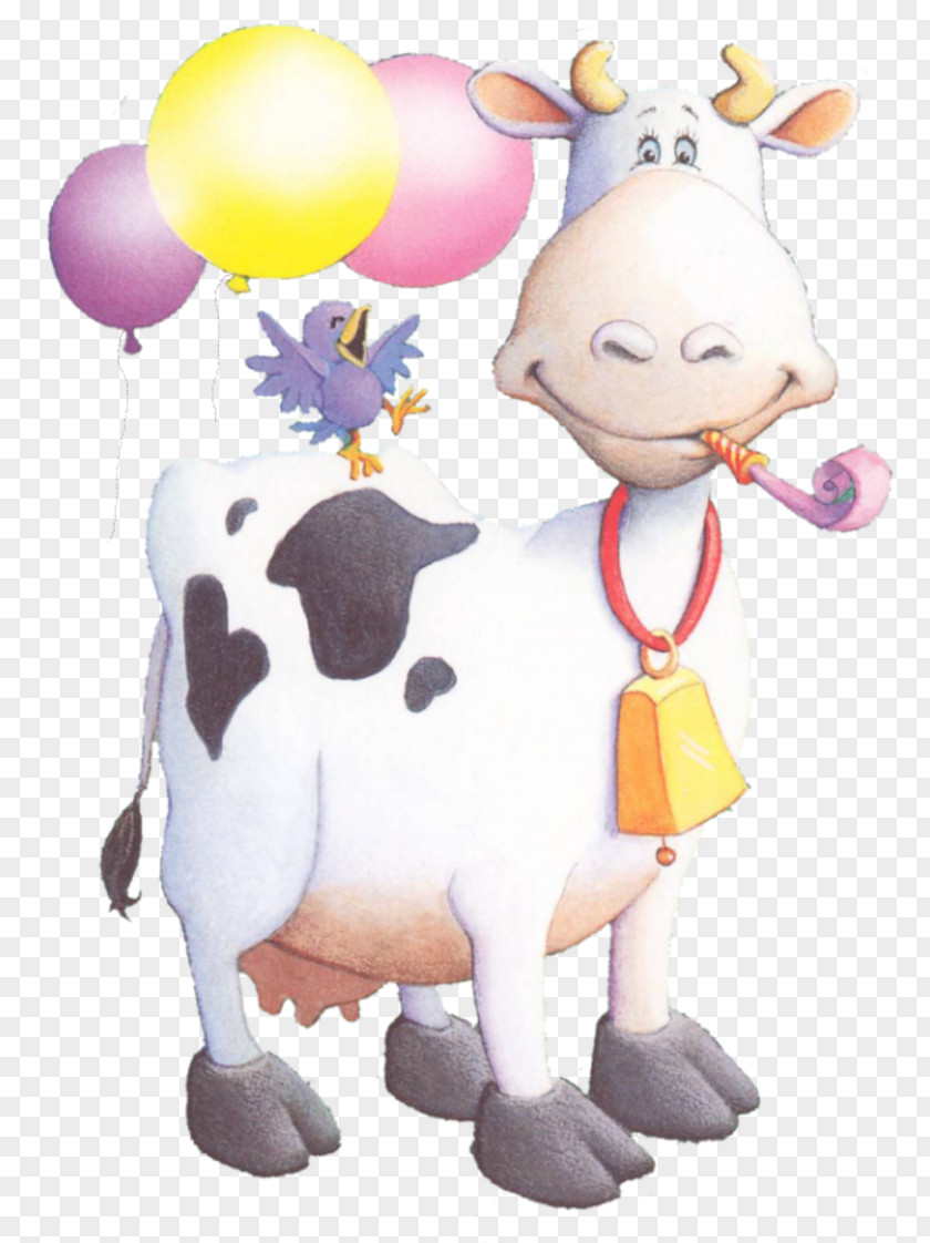 Birthday Cattle Wish Clip Art PNG