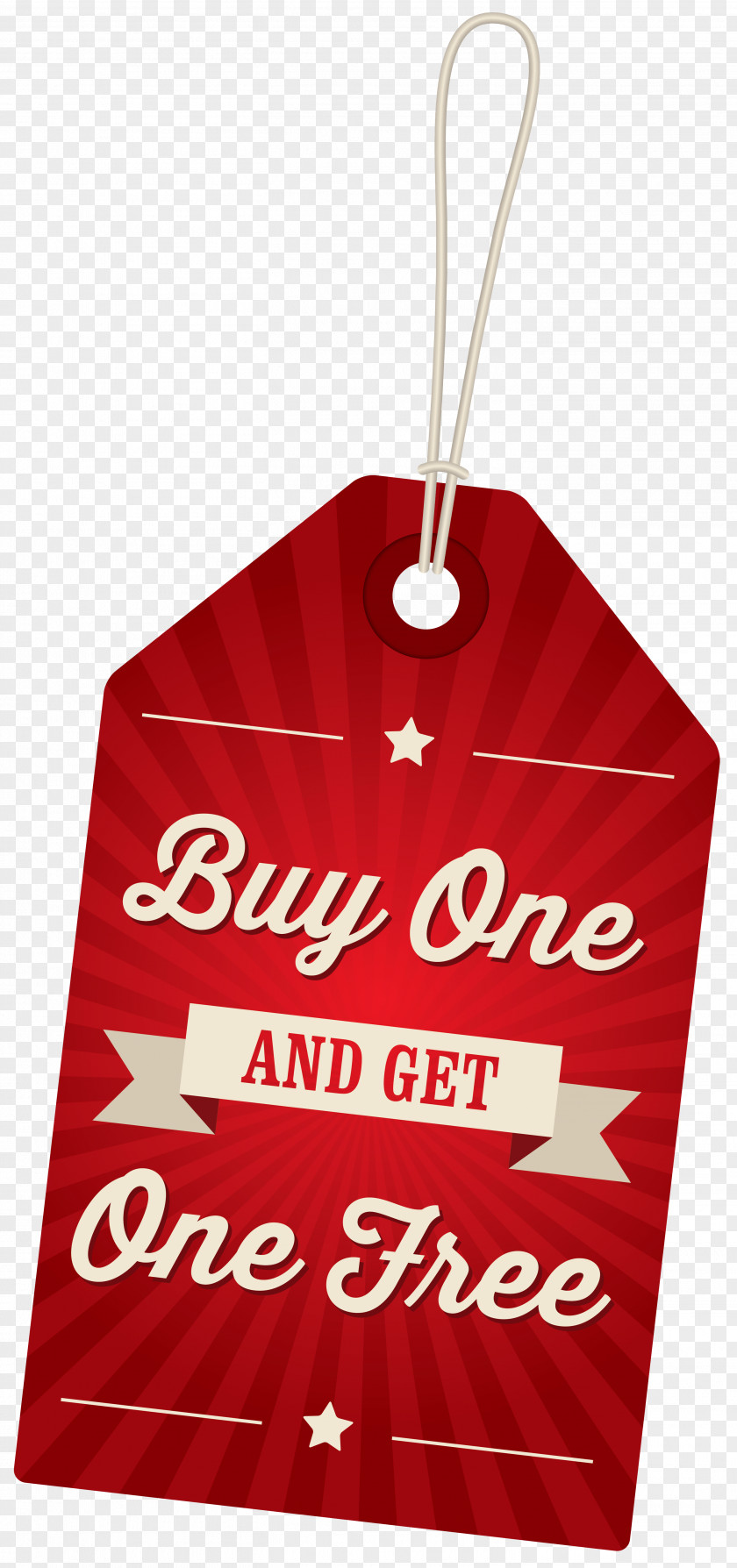 Buy One Get Free Label Clipart Image One, Buffet Clothing Icon PNG