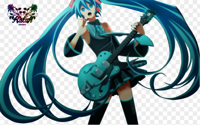 Hatsune Miku Rendering Animation PNG