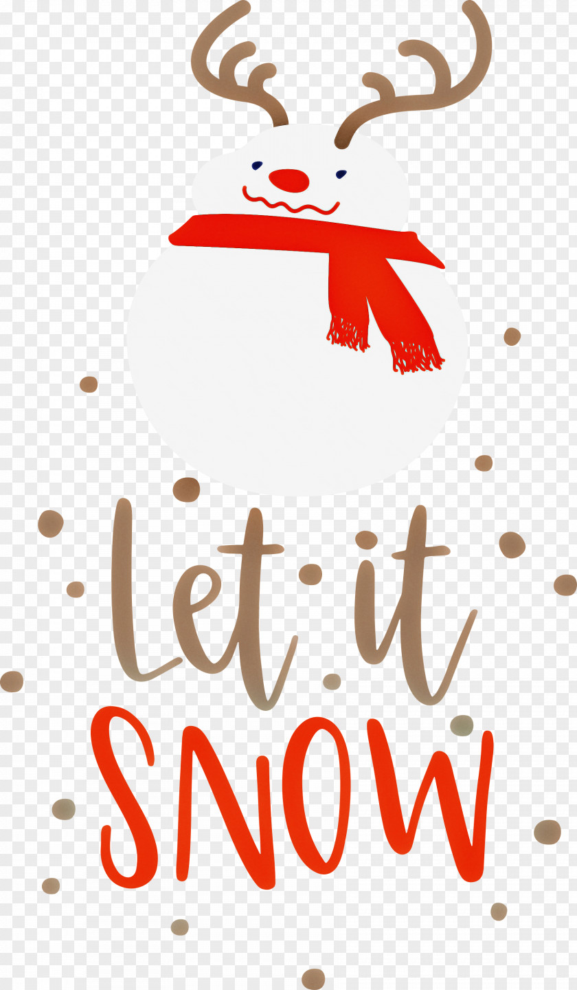 Let It Snow Snowflake PNG