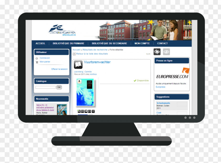 Public Library Multimedia Archimede Computer Monitors Software Output Device Display Advertising PNG